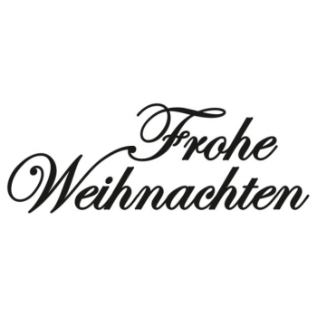 Stempel "Frohe Weihnachten"