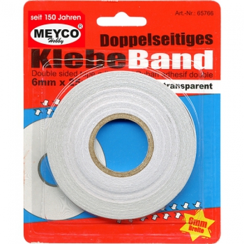 Doppelseitiges Klebeband 6mm x 25m