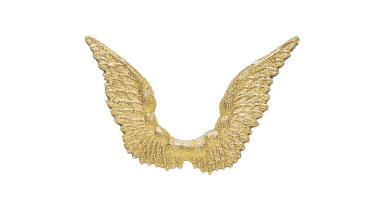 Engelflügel gold 6,5/4cm