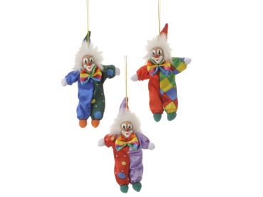 Clown mit Polykopf 17cm