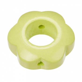 Schnulli-Blumenperle 29/12 mm lemon