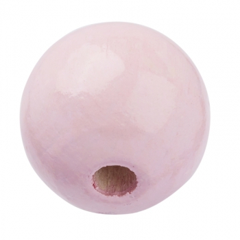 Schnulli-Holzperle 15 mm rose