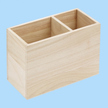 Holz Stiftebox 16x8x11cm