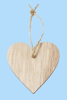 Holz-Herz zum Hängen 6,5cm