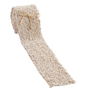 Teddyfell-Band 8cm x 2m taupe