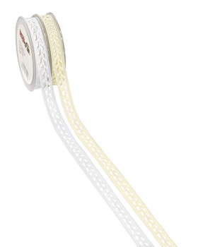 Blätterband, creme 10m