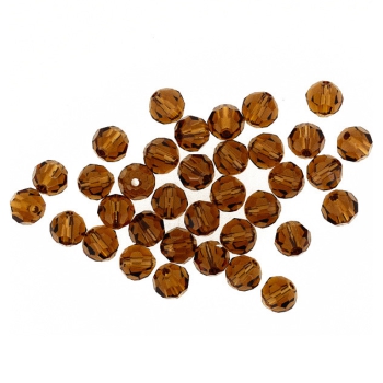 Swarovski Glasschliffperlen 4mm smoked topas