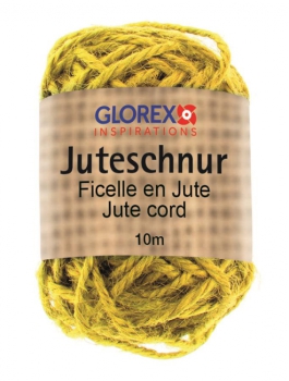 Juteschnur 10m gelb