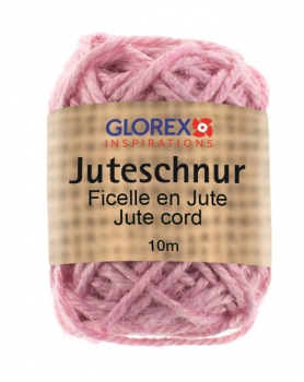 Juteschnur 10m pink