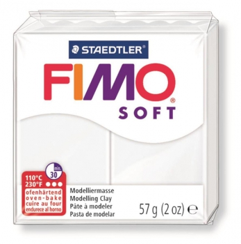 Fimo Soft 57g weiss