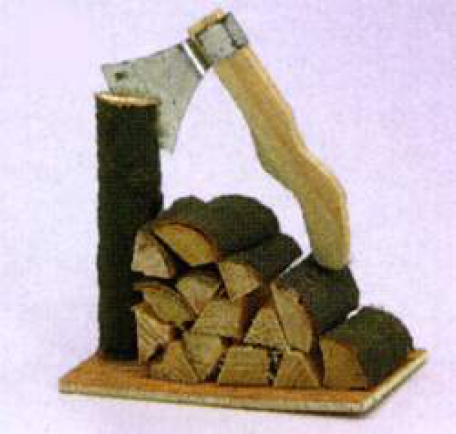 Holzstapel 6cm