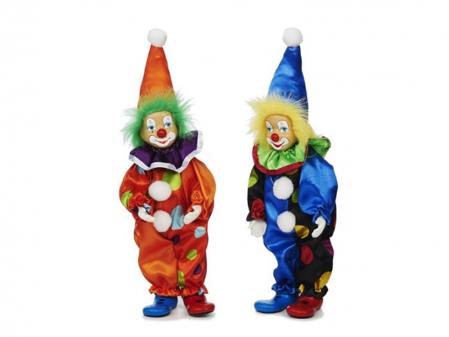 Clown aus Poly 34cm biegsam