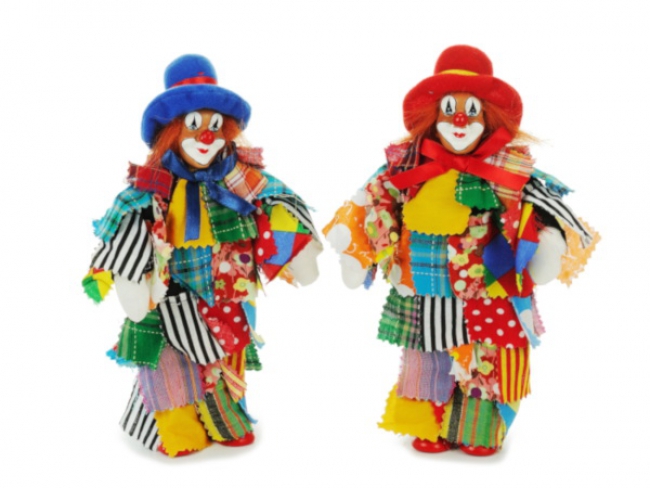 Lappenclown 11x7x25cm