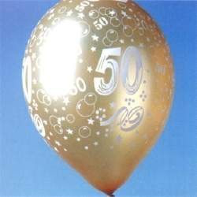 Luftballons mit 50