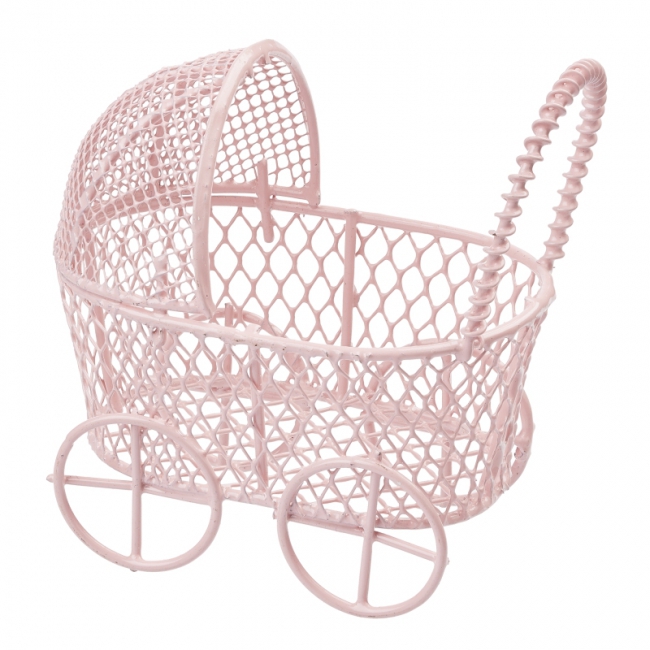 Kinderwagen 7cm rosa