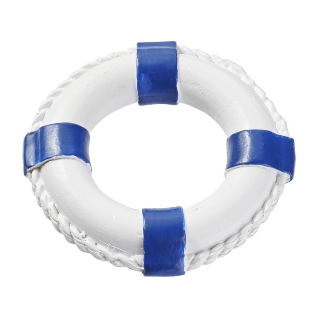 Rettungsring 4,5cm blau-weiss