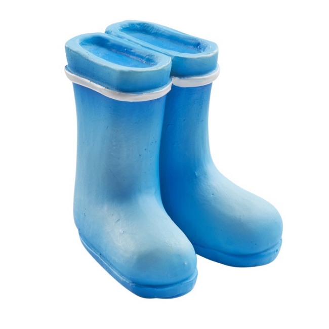 Gummistiefel 4x3x3,5cm blau