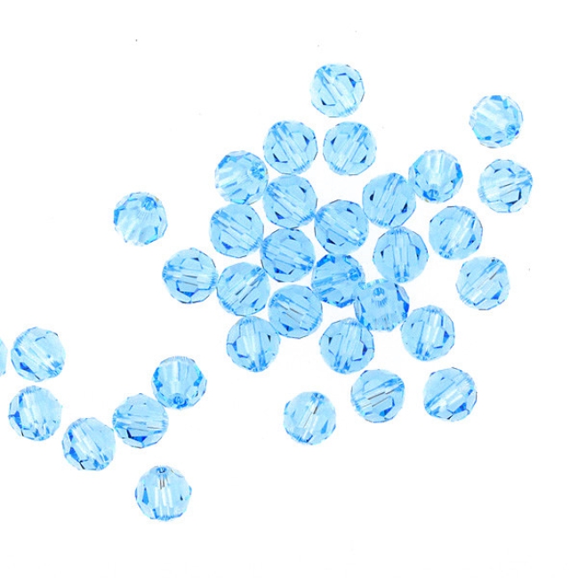 Swarovski Glasschliffperlen 4mm aqua