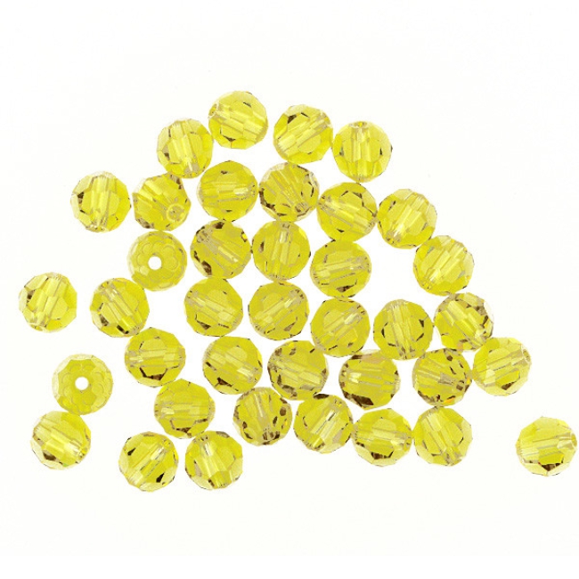 Swarovski Glasschliffperlen 4mm lime