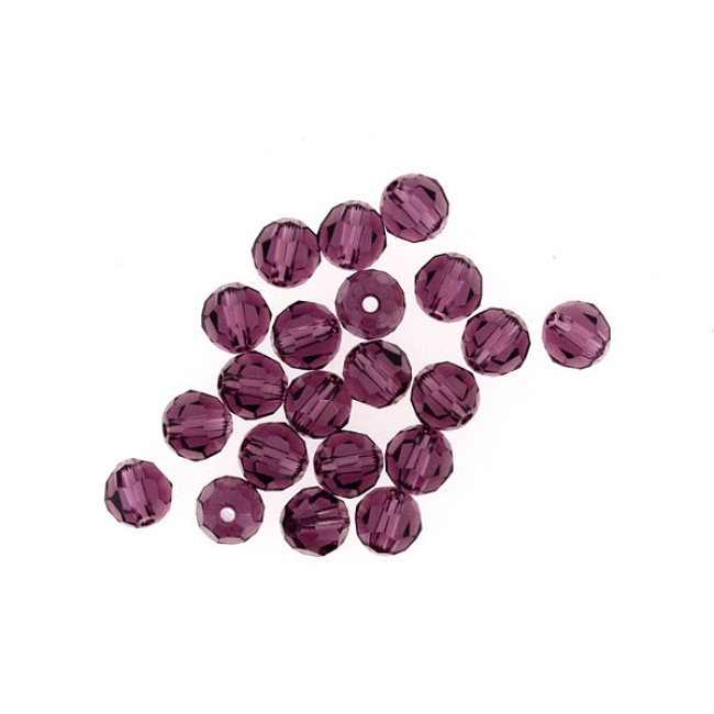 Swarovski Glasschliffperlen 4mm amethyst