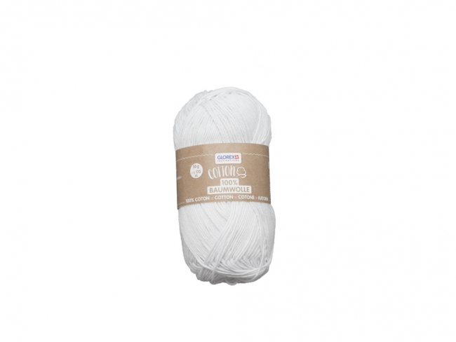 Cotton 100% Baumwolle 50g weiss