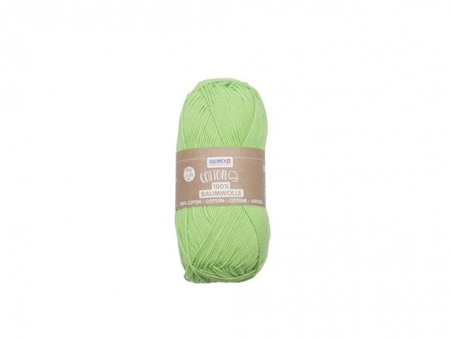 Cotton 100% Baumwolle 50g hellgrün