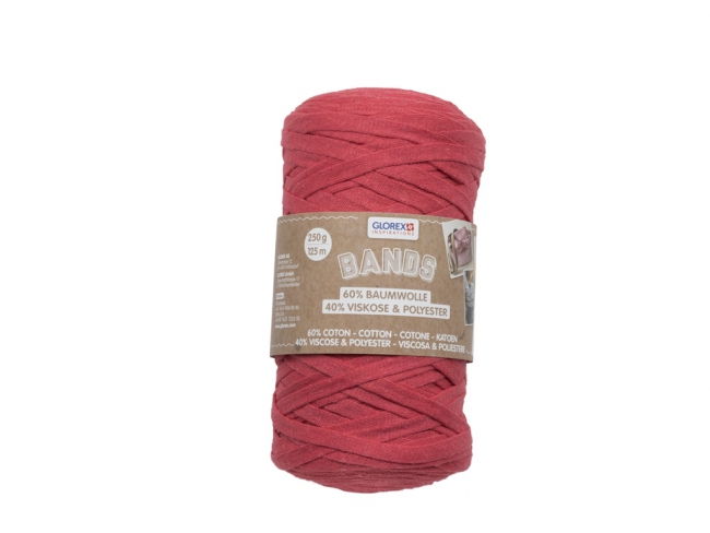 Bands Makramee 250g rot