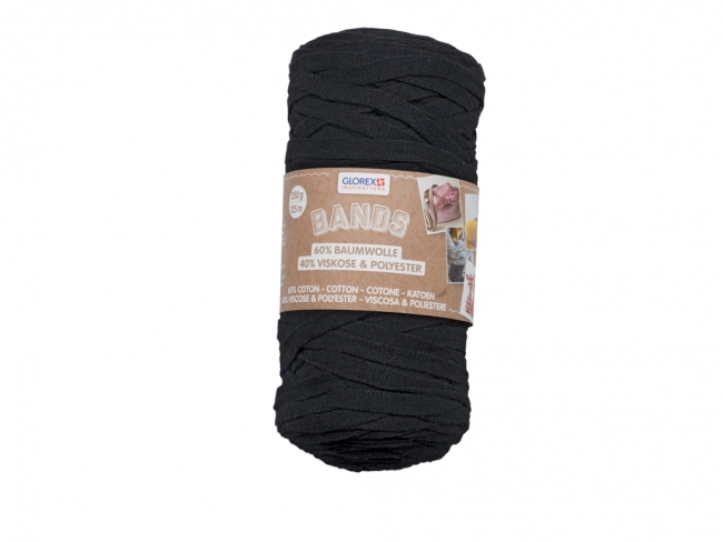 Bands Makramee 250g schwarz