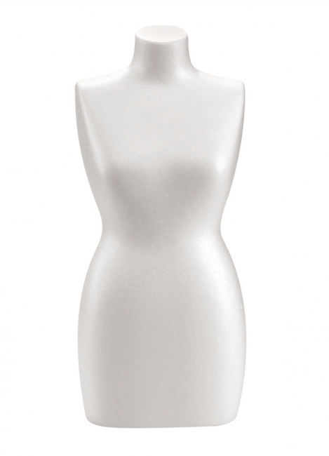 Styropor Torso 50cm geschrumpft